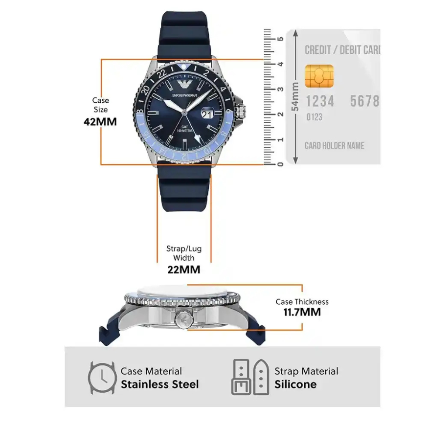 EMPORIO ARMANI DIVER SILICONE AR11592